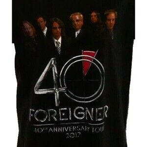 Foreigner Cheap Trick 40th Anniversary 2017 Tour Small T-Shirt